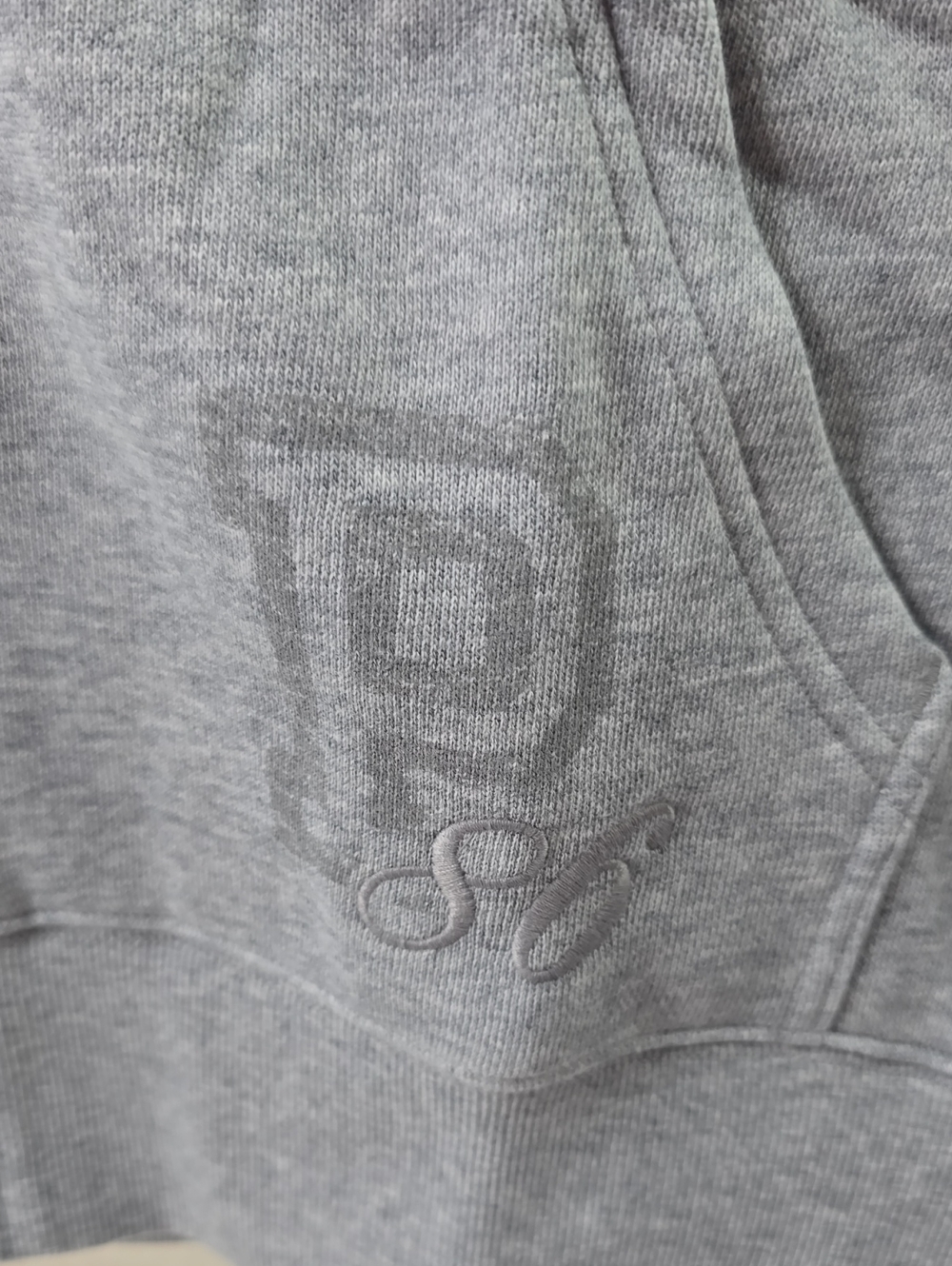 VS PINK Campus Fleece Shrunken Full-Zip Hoodie Sz XL NWT - Picture 6 of 8